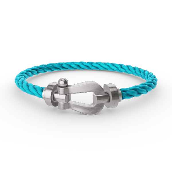 [⭐JeweliWhal]FORCE LARGE HORSESHOE NO DIAMOND BRACELET SILVER