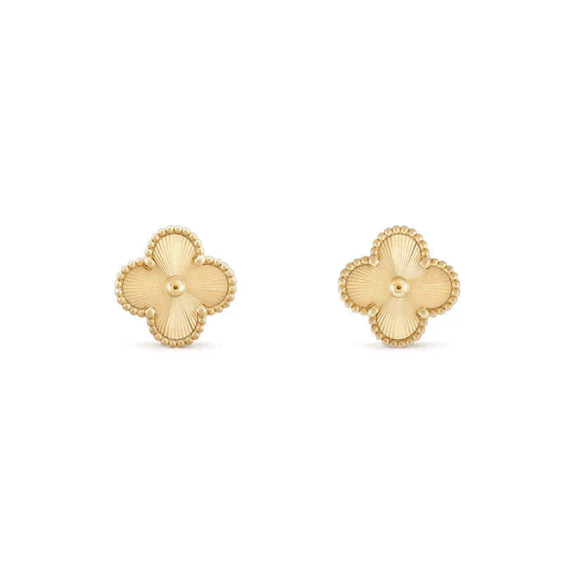 [⭐JeweliWhal]CLOVER MEDIUM 1 MOTIFS LASER EARRINGS